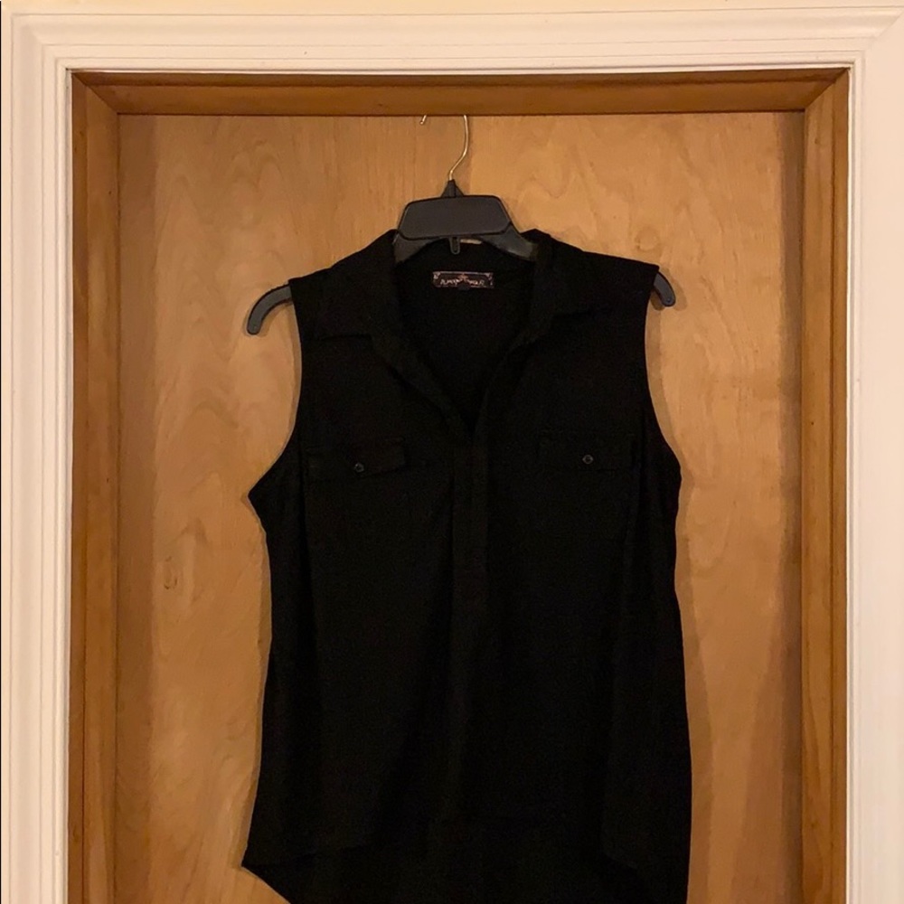 Black tank top